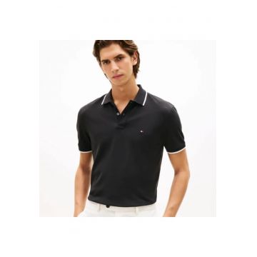 Tricou polo  PIQUE UNDERCOLLAR REG POLO-MW0MW42748-BDS
