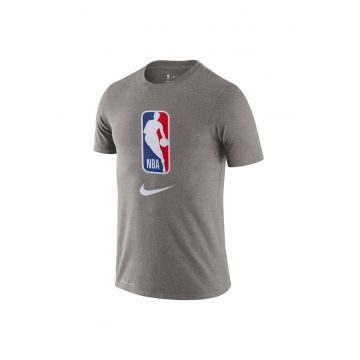 Tricou sport barbati  Dri-FIT NBA - usor - moale - gri - bumbac/poliester