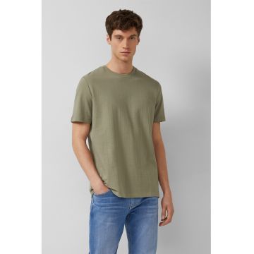 Tricou texturat de bumbac