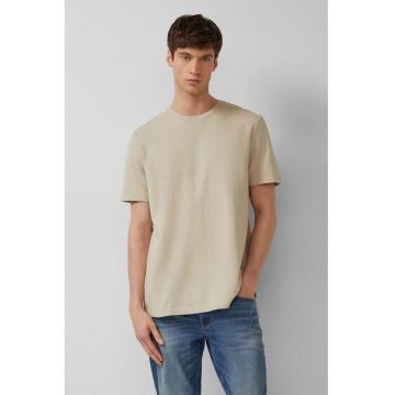 Tricou texturat de bumbac