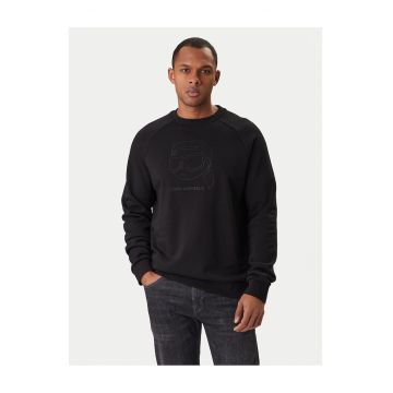 Bluza barbati -  negru - poliester-viscoza-elastan - Negru