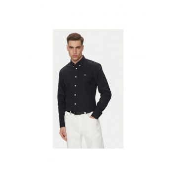 Camasa barbati  CH2933 - Bumbac organic - Negru - Negru