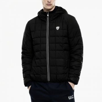 Jacheta EA7 TRAIN PREMIUM SHIELD M THERMORE HOODED JACKET CC
