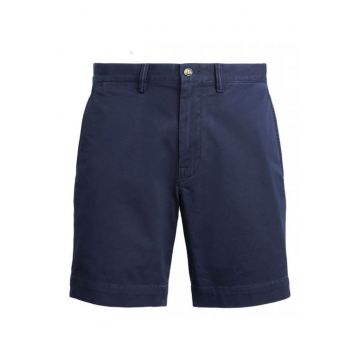 Pantaloni barbati -  bermuda chino - elastic - bleumarin - bumbac-elastan