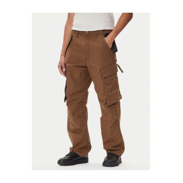 Pantaloni barbati -  maro - material denim