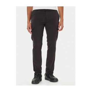 Pantaloni barbati -  negru - material