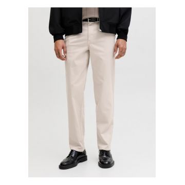 Pantaloni chino - barbati - Jpstollie Vance - Regular Fit - cu talie medie - Bej
