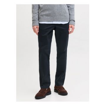 Pantaloni chino - barbati - Jpstollie Vance - Regular Fit - cu talie medie - Bleumarin inchis - 29 - 32