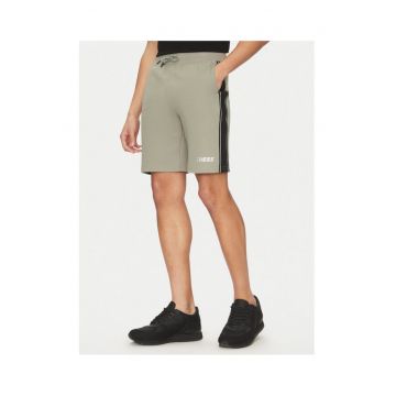 Pantaloni scurti barbati  verde - bumbac