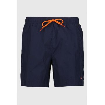 Pantaloni scurti de baie cu snur - Bleumarin