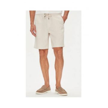 Pantaloni scurti pentru barbati -  in/bumbac - bej