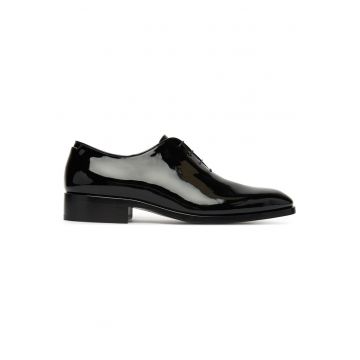 Pantofi barbati -  semi-slim fit - piele naturala - negru