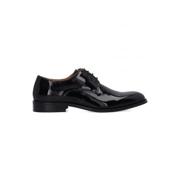Pantofi Derby din piele lacuita -