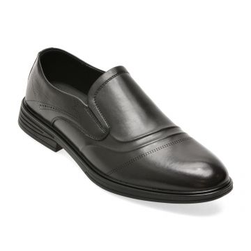 Pantofi eleganti BITE THE BULLET negri, T86191, din piele naturala