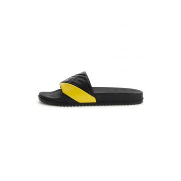 Papuci cu model - Negru/Galben sofran