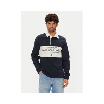 Polo barbati  bleumarin - bumbac