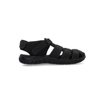Sandale fisherman din piele nabuc