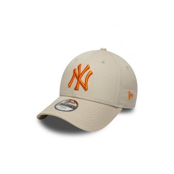 Sapca ajustabila cu logo contrastant - pentru baseball 9Forty - Bej deschis