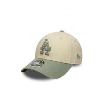 Sapca din bumbac 9Forty - Verde pal/Bej deschis