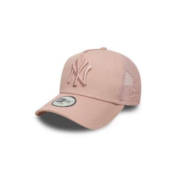 Sapca trucker cu logo brodat Chyt League Ess - Roz pastel