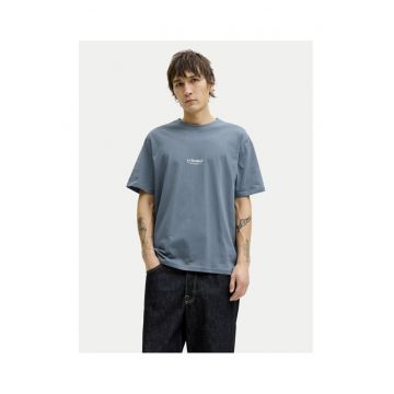 Tricou Barbati -  Albastru - Bumbac organic