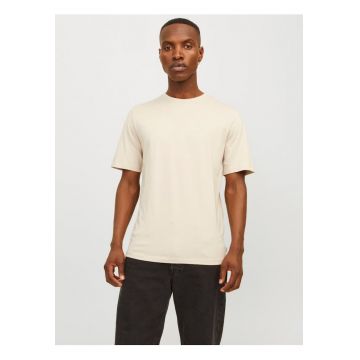 Tricou basic barbati - Noos - Regular fit - Crem -
