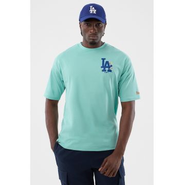 Tricou cu imprimeu floral MLB LA Dodgers - Verde deschis