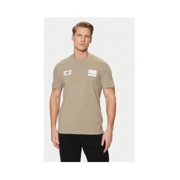 Tricou cu imprimeu text pe spate