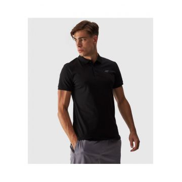 Tricou polo -  4FWMM00TPTSM316 20S - bumbac/poliester - negru -