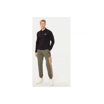 Tricou polo barbati  Emporio Armani - 8NPF15 PJVQZ - Bumbac - XL INTL - Negru