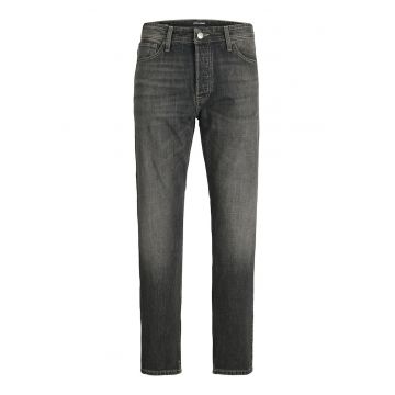 Blugi barbati - Jack Jones - negru - bumbac - cu fermoar