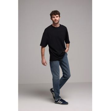 Blugi regular fit - Albastru inchis