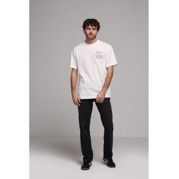 Blugi regular fit cu talie medie David - Negru