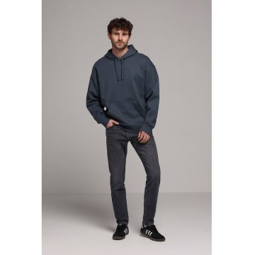 Blugi slim fit cu talie medie Danny - Negru stins
