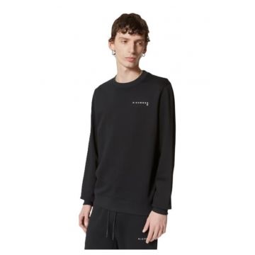 Bluza barbati  SWEATSHIRT CAPLANI - Bumbac - Negru - Negru