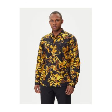 Camasa neagra bumbac Versace - Negru