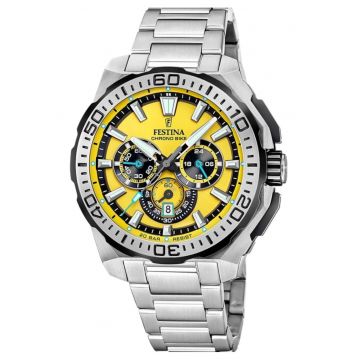 Ceas barbatesc  F20724/4 Quartz Argintiu