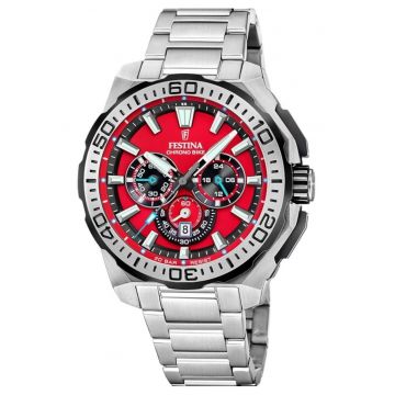 Ceas barbatesc  F20724/5 Quartz Argintiu
