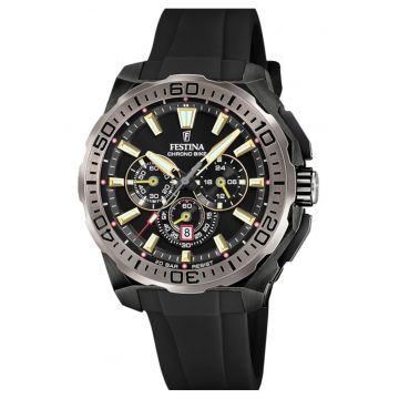 Ceas barbatesc  F20726/3 Quartz Negru