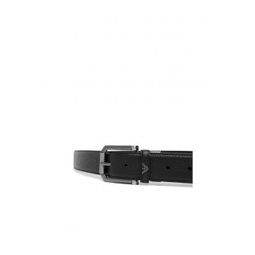Curea barbati -  piele naturala - negru - One Size INTL