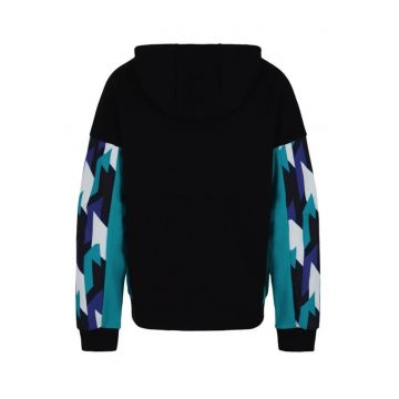 Hanorac barbati  M HOODIE RN COFT GRAPHIC - Textil - Negru -
