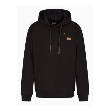 Hanorac barbati  TRAIN GRAPHIC SERIES M HOODIE RN SPORTS BR CO PL - Bumbac - Negru - Negru