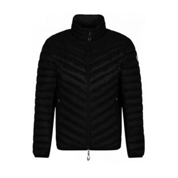 Jacheta barbati  SKI M KITZBUHEL LT PADDED T-TOP - Poliamida - Negru - Negru