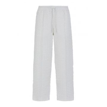 Pantaloni bărbați  bumbac - alb - Alb