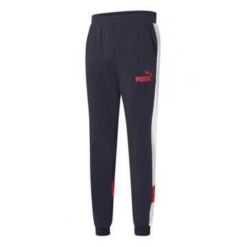 Pantaloni barbati  ESS+ Colorblock Pants TR cl - Bumbac - Negru -