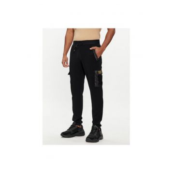 Pantaloni barbati  M PANTS CARGO PQ - textil - negru -