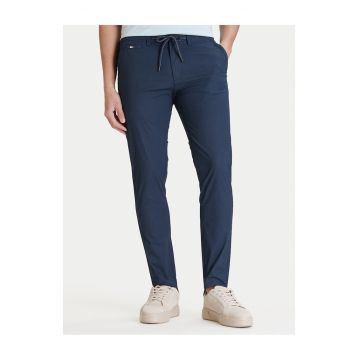 Pantaloni chino Barbati -  slim fit - bumbac - 65487 - Bleumarin