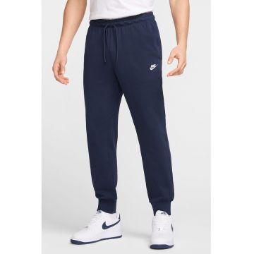 Pantaloni de trening cu talie medie si snur - Albastru ultramarin