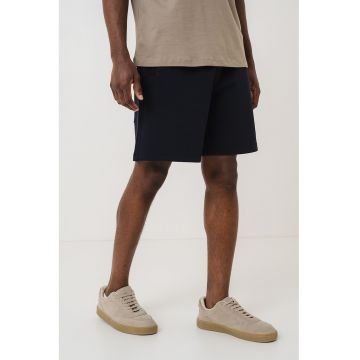 Pantaloni scurti cu talie medie - Albastru ultramarin