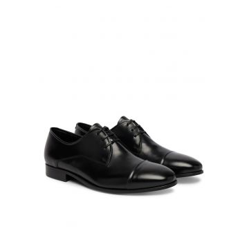 Pantofi barbati -  piele naturala - culoare neagra